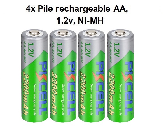 Pile électrique Mexcel D-D4000H Pile rechargeable spéciale LR20 (D) résiste  aux températures élevées, à tête plate NiCd 1.2 V 4000 mAh
